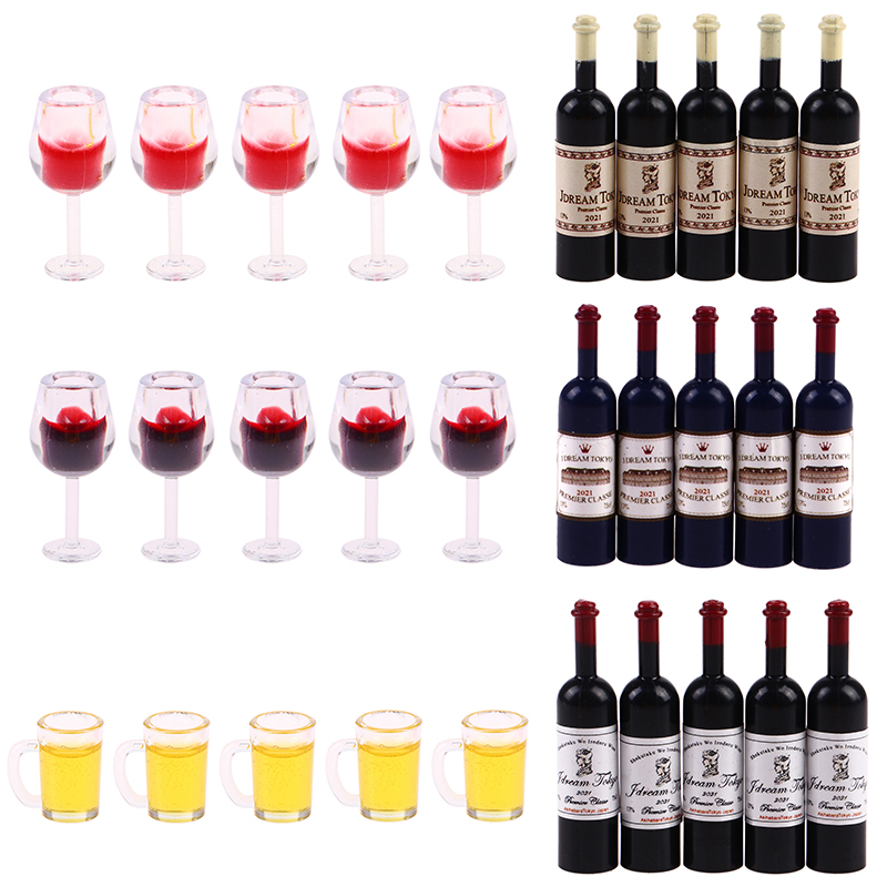 Wine Y Beer - 새로운 패션 고품질 5Pcs 1:12 인형