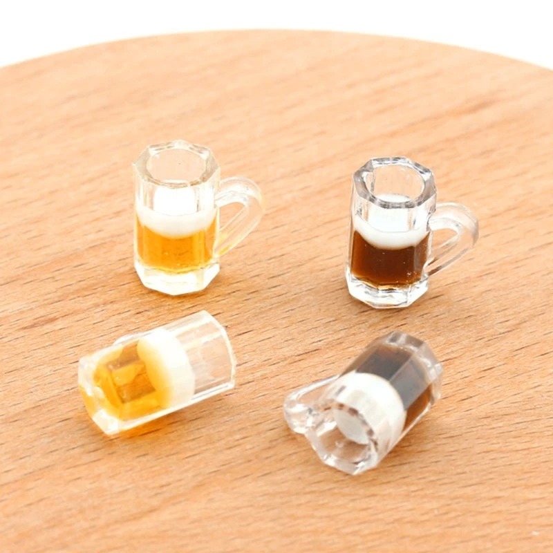 10 조각 시뮬레이션 와인 컵 수지 액세서리 소형 맥주 - Wine Beer Garden 리뷰 및 가격