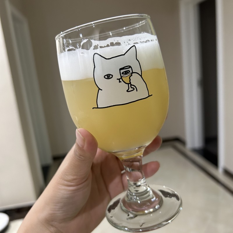 고양이 유리 한국 스타일 높은 발 유리, 고급스러운 외 - Wine Beer Foot 리뷰 및 가격