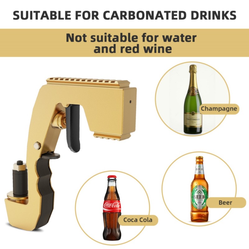 샴페인 건 와인 스프레이어 피스톨 맥주병용 내구성 있는 - Wine Y Beer 리뷰 및 가격