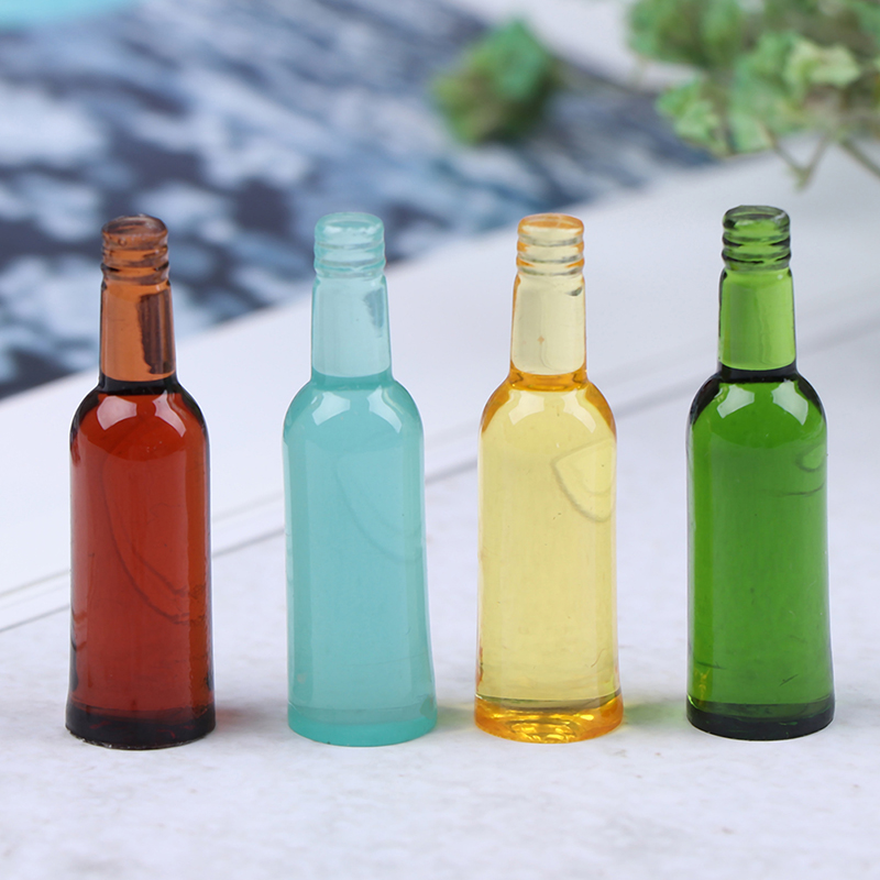 6Pcs 1:12 인형 집 미니어처 맥주 와인 음료 병 - Wine Y Beer 리뷰 및 가격