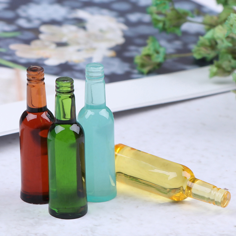 6Pcs 1:12 인형 집 미니어처 맥주 와인 음료 병 - Wine Y Beer 리뷰 및 가격