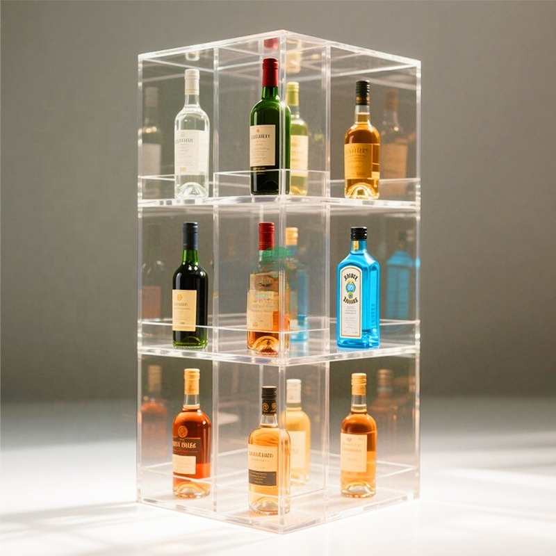 소매점 아크릴 진열대 3단 투명 아크릴 진열장 맥주 음 - Wine In Beer Store 리뷰 및 가격
